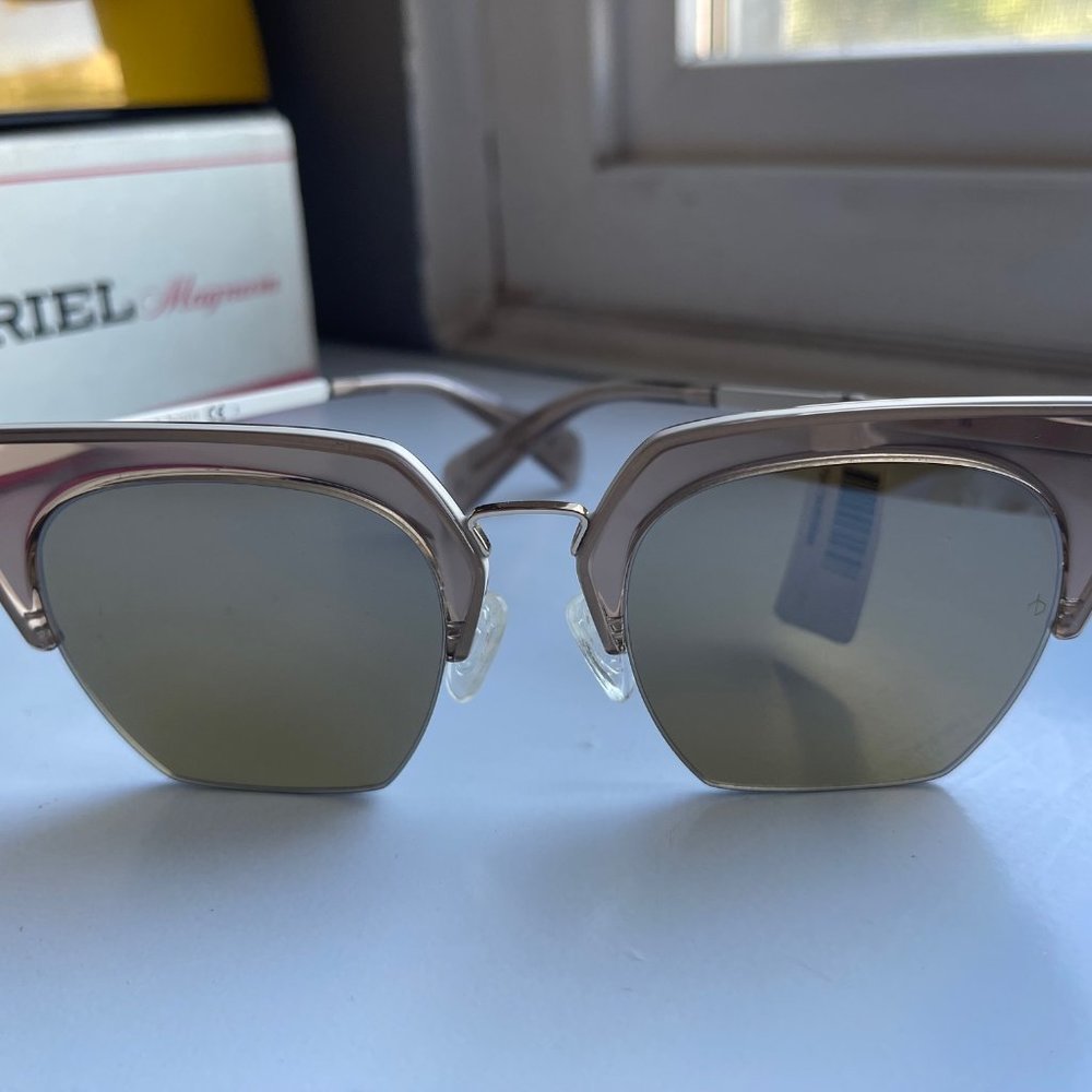 New Fantastic "rag & bone" sunglasses - Sleek angles, smokey/olive lenses!